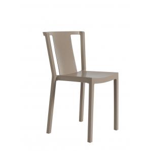 2 RESOL NEUTRA Silla Interior, Exterior  Chocolate - 2 unidades