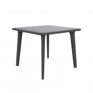 RESOL NEW DESSA Mesa Cuadrada Interior, Exterior 90x90 Gris oscuro
