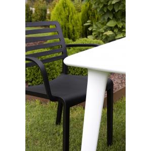 RESOL NEW DESSA Mesa Rectangular Interior, Exterior 160x90 Blanco
