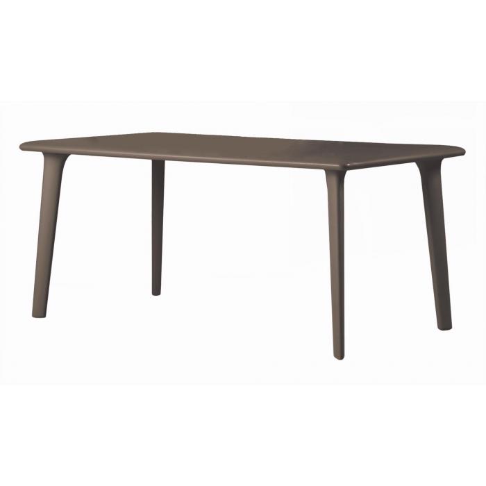 RESOL NEW DESSA Mesa Rectangular Interior, Exterior 160x90 Chocolate