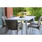 RESOL NEW DESSA Mesa Rectangular Interior, Exterior 160x90 Chocolate