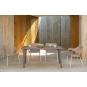 RESOL NEW DESSA Mesa Rectangular Interior, Exterior 160x90 Gris oscuro