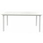 GARBAR NOA Mesa Rectangular Interior, Exterior 160x90 Pie Blanco - Tablero Blanco