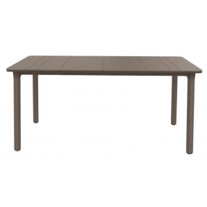 GARBAR NOA Mesa Rectangular Interior, Exterior 160x90 Pie Chocolate - Tablero Chocolate