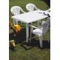 GARBAR OLOT Mesa Rectangular Exterior 140x90 Blanco
