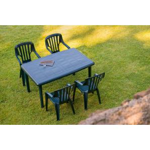 GARBAR OLOT Mesa Rectangular Exterior 140x90 Blanco