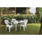 GARBAR OLOT Mesa Rectangular Exterior 140x90 Blanco