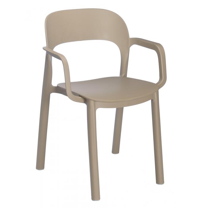 4 GARBAR ONA Silla Con Brazos Interior, Exterior Arena - Arena - 4 unidades