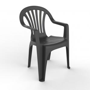 30 GARBAR PALS Silla Con Brazos Exterior Antracita - 30 unidades