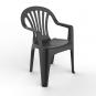 30 GARBAR PALS Silla Con Brazos Exterior Antracita - 30 unidades