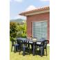 30 GARBAR PALS Silla Con Brazos Exterior Antracita - 30 unidades