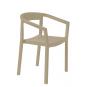 2 RESOL PEACH Silla Con Brazos Interior, Exterior  Arena - 2 unidades