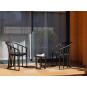 RESOL RAFF Set 2+1 Silla Con Brazos-Mesa Interior, Exterior Arena
