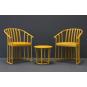 RESOL RAFF Set 2+1 Silla Con Brazos-Mesa Interior, Exterior Toscano