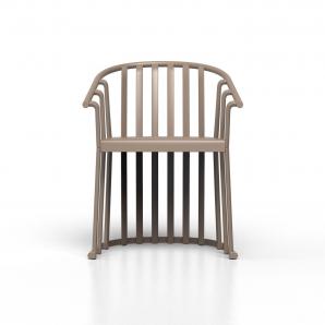 4 RESOL RAFF Silla Con Brazos Exterior  Arena - 4 unidades