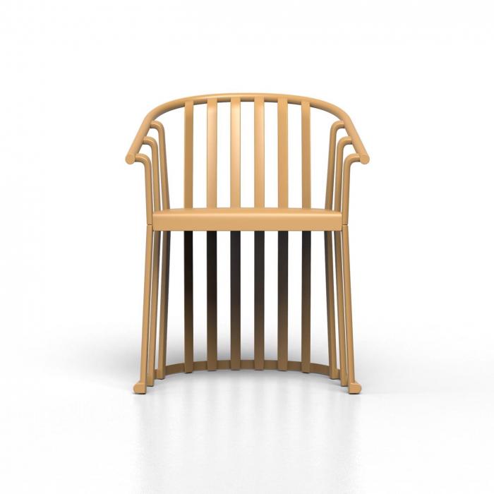 4 RESOL RAFF Silla Con Brazos Exterior  Toscano - 4 unidades