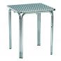 GARBAR RAYA Mesa Cuadrada Exterior 60x60 Gris inox