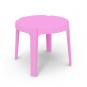 4 GARBAR RITA Mesa Infantil Interior, Exterior 50x50 Rosa - 4 unidades