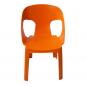 4 GARBAR RITA Silla Infantil Interior, Exterior Naranja - 4 unidades