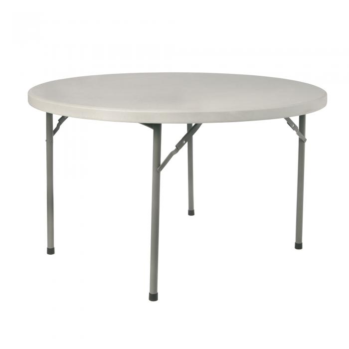GARBAR ROSSINI Mesa Redonda Plegable Interior, Exterior Ø122 Gris