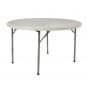 GARBAR ROSSINI Mesa Redonda Plegable Interior, Exterior Ø122 Gris