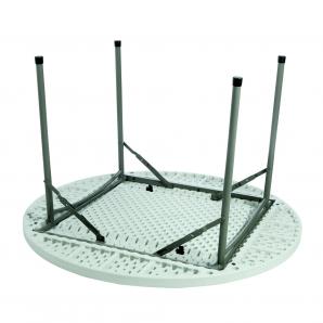 GARBAR ROSSINI Mesa Redonda Plegable Interior, Exterior Ø122 Gris