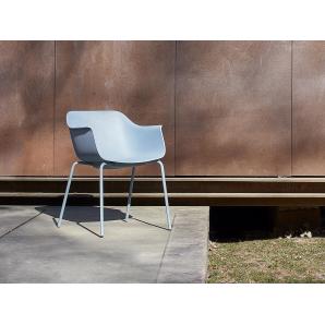 2 RESOL SHAPE Silla Con Brazos 4 Patas Interior  Blanco - 2 unidades