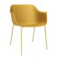 2 RESOL SHAPE Silla Con Brazos 4 Patas Interior  Toscano - 2 unidades
