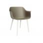 2 RESOL SHAPE Silla Con Brazos Click Interior Arena - Blanco - 2 unidades