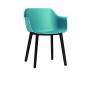 2 RESOL SHAPE Silla Con Brazos Click Interior Azul retro - Negro - 2 unidades