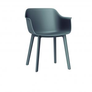 2 RESOL SHAPE Silla Con Brazos Click Interior  Gris oscuro - 2 unidades