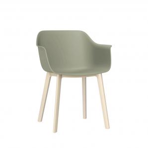 2 RESOL SHAPE Silla Con Brazos Click Interior  Gris verdoso - Marfil - 2 unidades