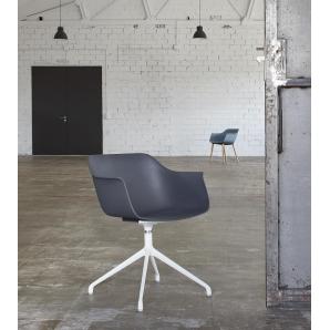 2 RESOL SHAPE Silla Con Brazos Giratorio Araña Interior  Azul retro - 2 unidades