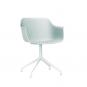 2 RESOL SHAPE Silla Con Brazos Giratorio Araña Interior  Blanco - 2 unidades