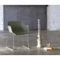 2 RESOL SHAPE Silla Con Brazos Patín Interior  Blanco - 2 unidades