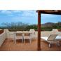2 GARBAR SHIO Tumbona Exterior Blanco - 2 unidades