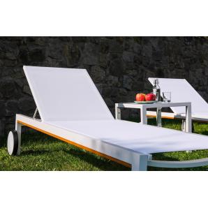 2 GARBAR SHIO Tumbona Exterior Blanco - 2 unidades