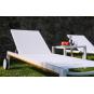 2 GARBAR SHIO Tumbona Exterior Blanco - 2 unidades