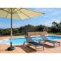 GARBAR SIRO35 Pie Parasol Exterior Negro