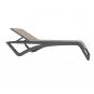 2 RESOL SKY CLUB Tumbona Exterior  Estructura Gris oscuro - Textilene Beige - 2 unidades