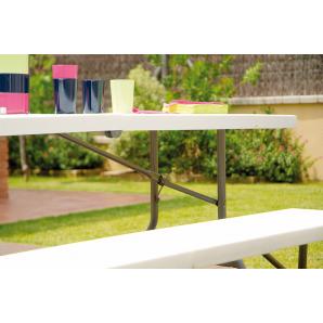 GARBAR SMART Banco Plegable Interior, Exterior 184x31 Gris