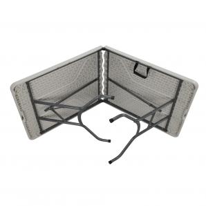 GARBAR SMART Mesa Rectangular Plegable Interior, Exterior 182x75,5 Gris