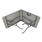 GARBAR SMART Mesa Rectangular Plegable Interior, Exterior 182x75,5 Gris