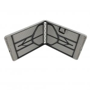 GARBAR SMART Mesa Rectangular Plegable Interior, Exterior 182x75,5 Gris
