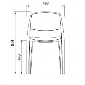 2 RESOL SMART Silla Interior, Exterior  Arena - 2 unidades