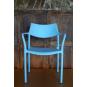 2 RESOL SPLASH AIRE Silla Con Brazos Interior, Exterior  Negro - 2 unidades