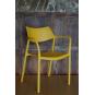 2 RESOL SPLASH AIRE Silla Con Brazos Interior, Exterior  Negro - 2 unidades