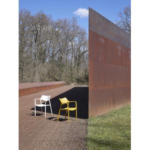 2 RESOL SPLASH AIRE Silla Con Brazos Interior, Exterior  Negro - 2 unidades