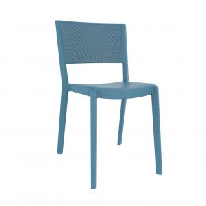 2 RESOL SPOT Silla Interior, Exterior  Azul retro - 2 unidades
