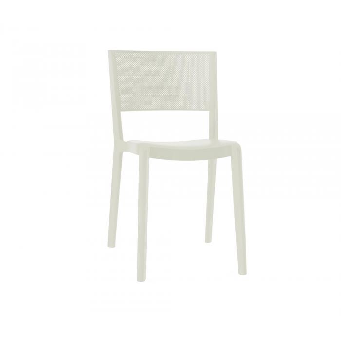 2 RESOL SPOT Silla Interior, Exterior  Blanco - 2 unidades